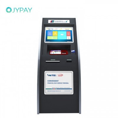 hot indoor free standing cask and bank crypto queue atm machine free standing kiosks manufacturer in china